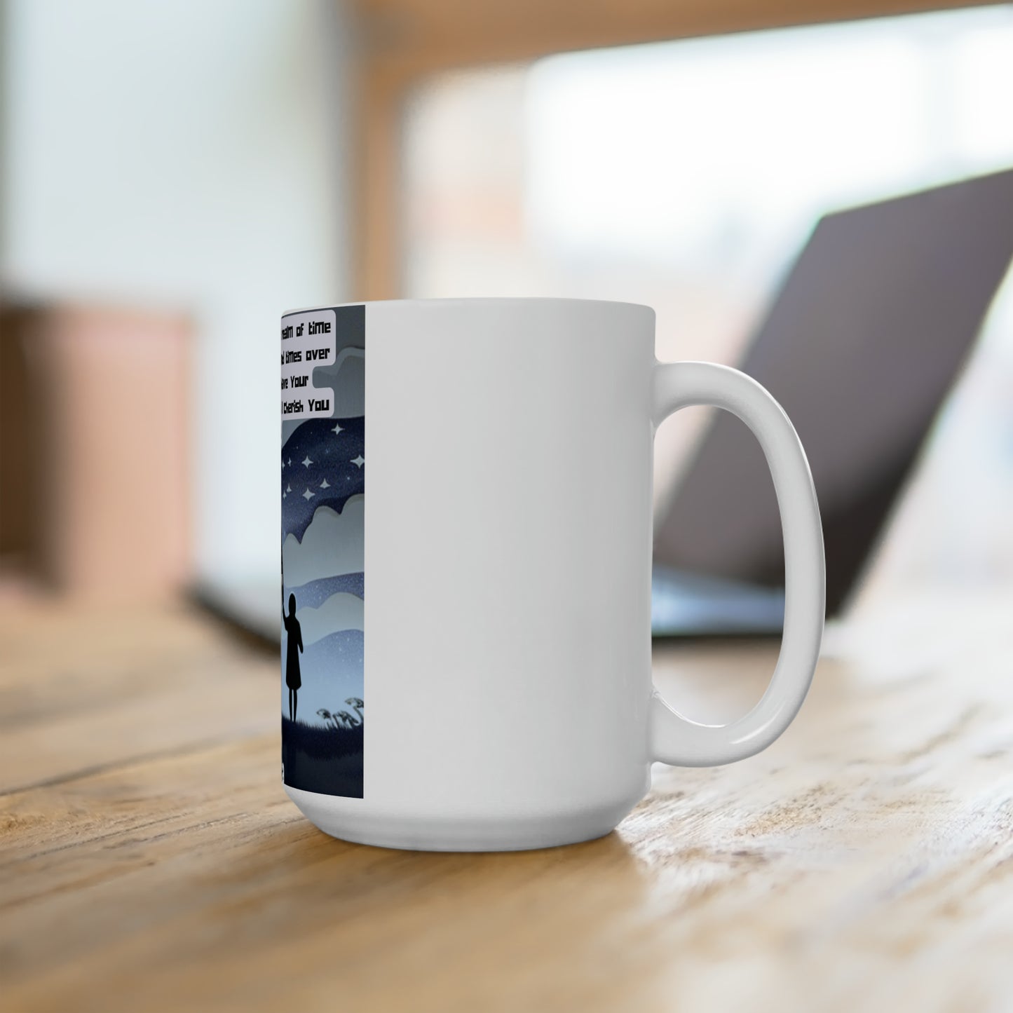 Personalize this mug Traverse the world Mug Ceramic Mug 15 oz