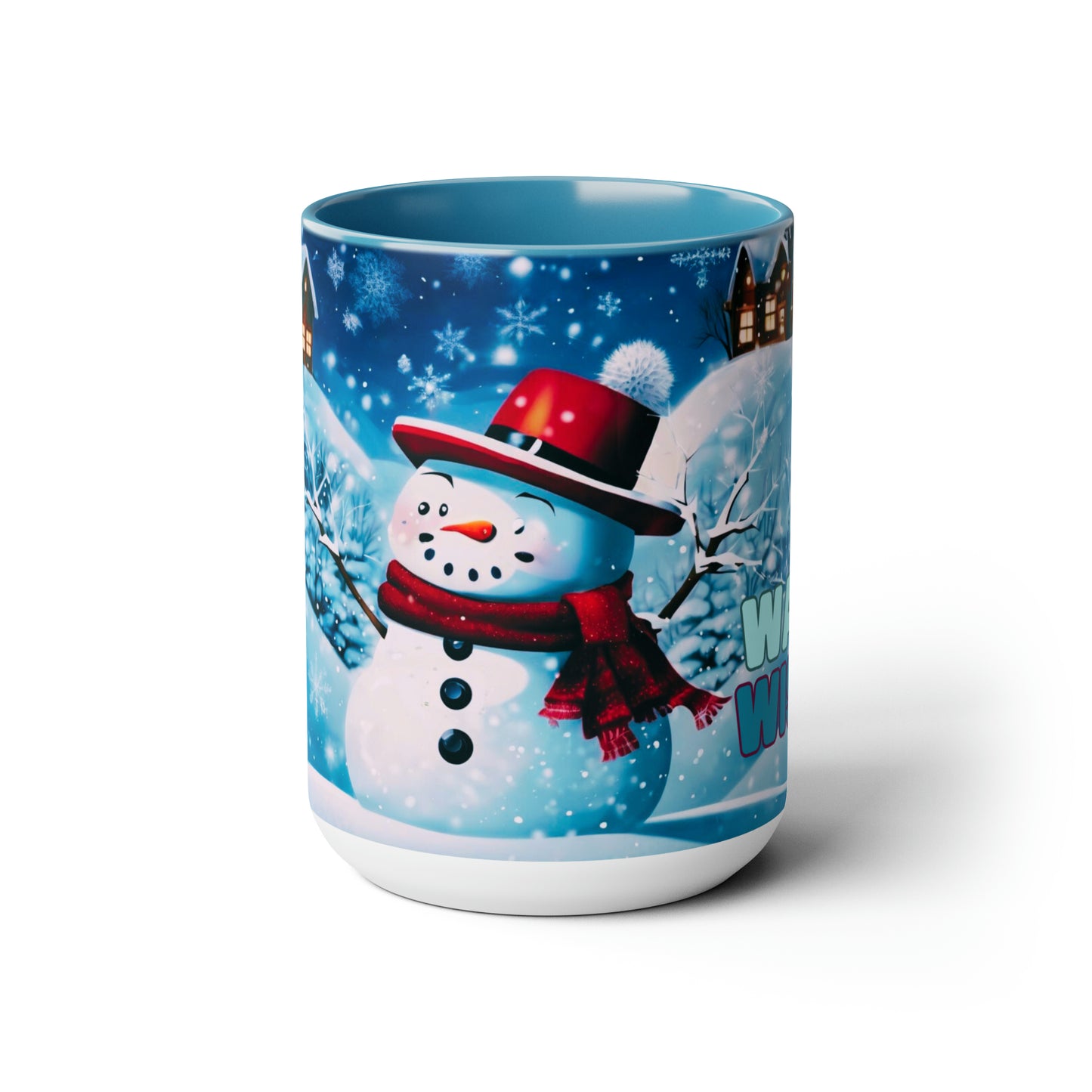 Warm wishes 15 oz Ceramic snow man mug