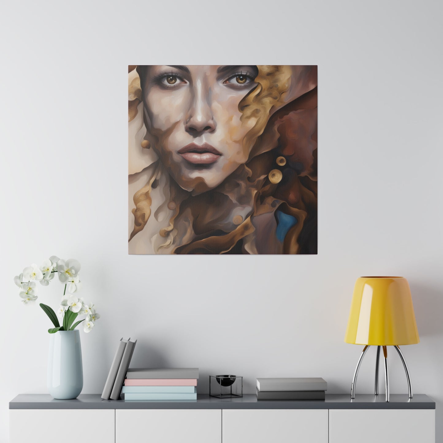 Mudfight whisper digital art Canvas, Stretched, 0.75