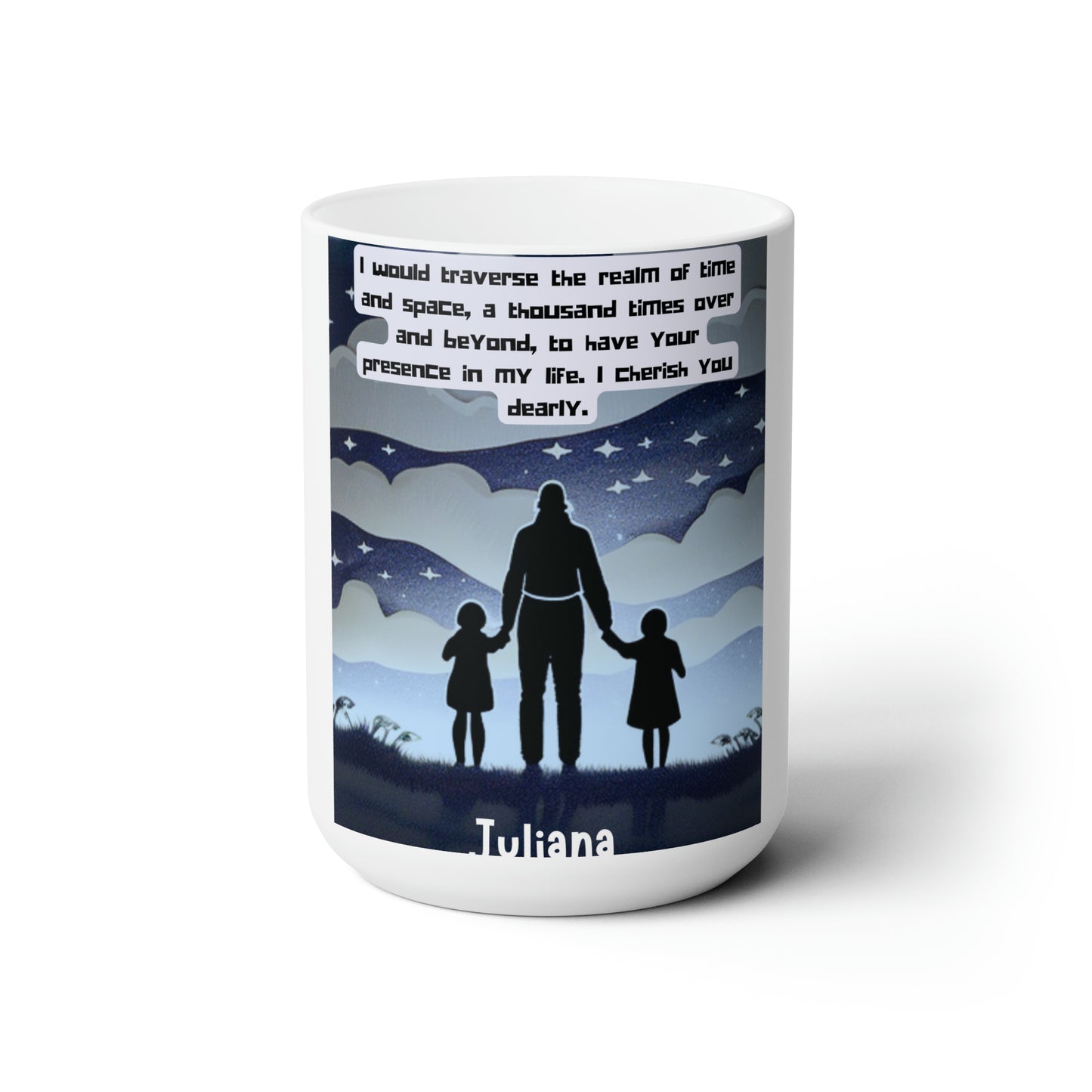 Personalize this mug Traverse the world Mug Ceramic Mug 15 oz