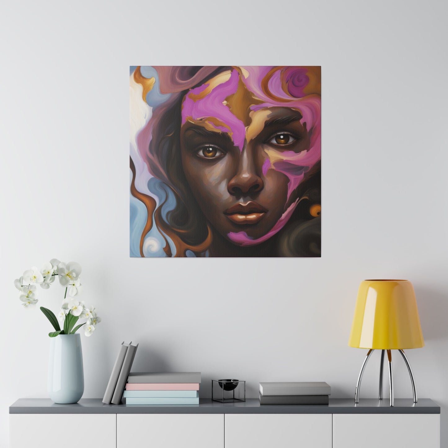 Copper wonders digital art Canvas, Stretched, 0.75"