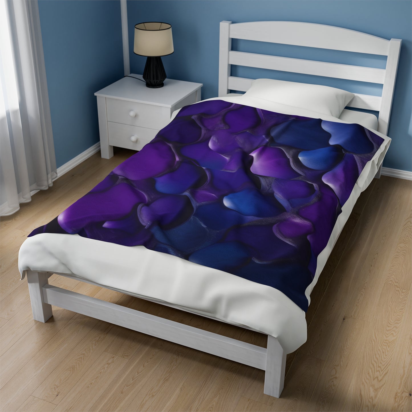 Abstract 3d Velveteen Plush Blanket