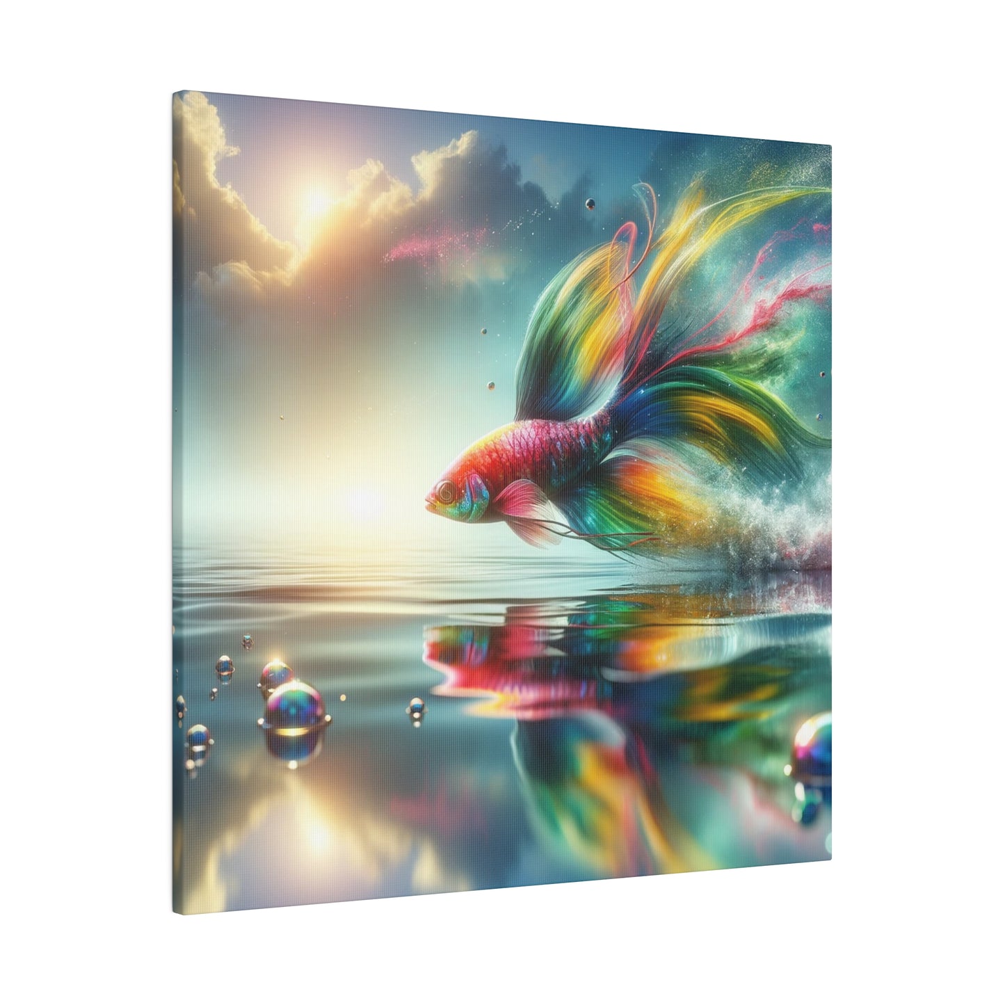 The Dream of a fish Skiming the unreal water Digital Art