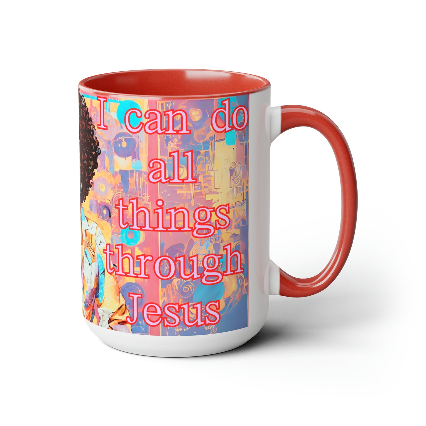 African-American women musical I can do all things15 oz ceramic mug