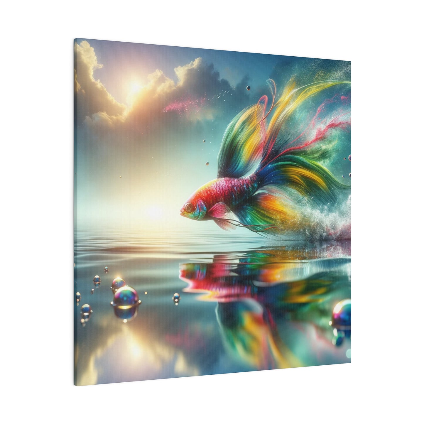 The Dream of a fish Skiming the unreal water Digital Art