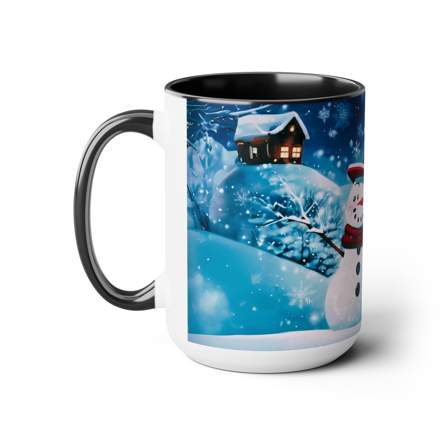 Warm wishes 15 oz Ceramic snow man mug