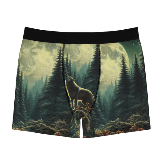 🌕🐺 **Unleash the Wolf in You! Wolf Boxer Briefs** 🐺🌕