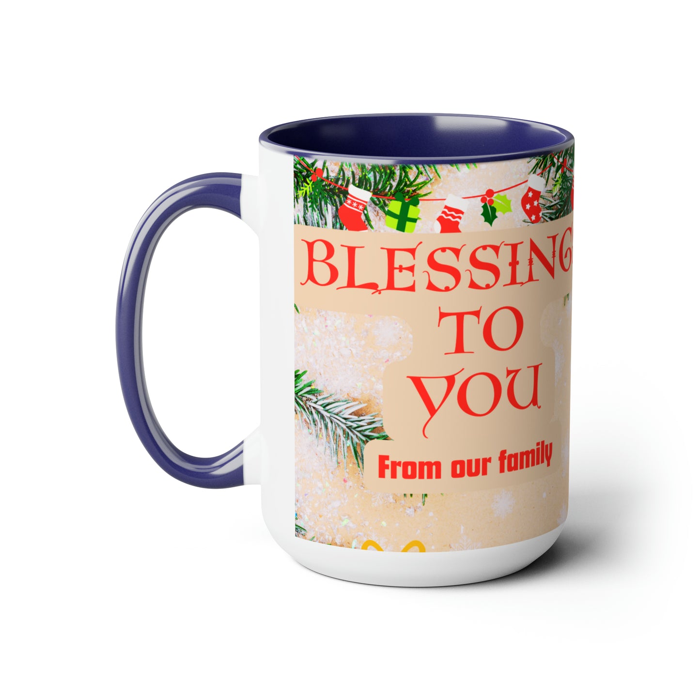 Blessings to you 15 oz ceramic mug family