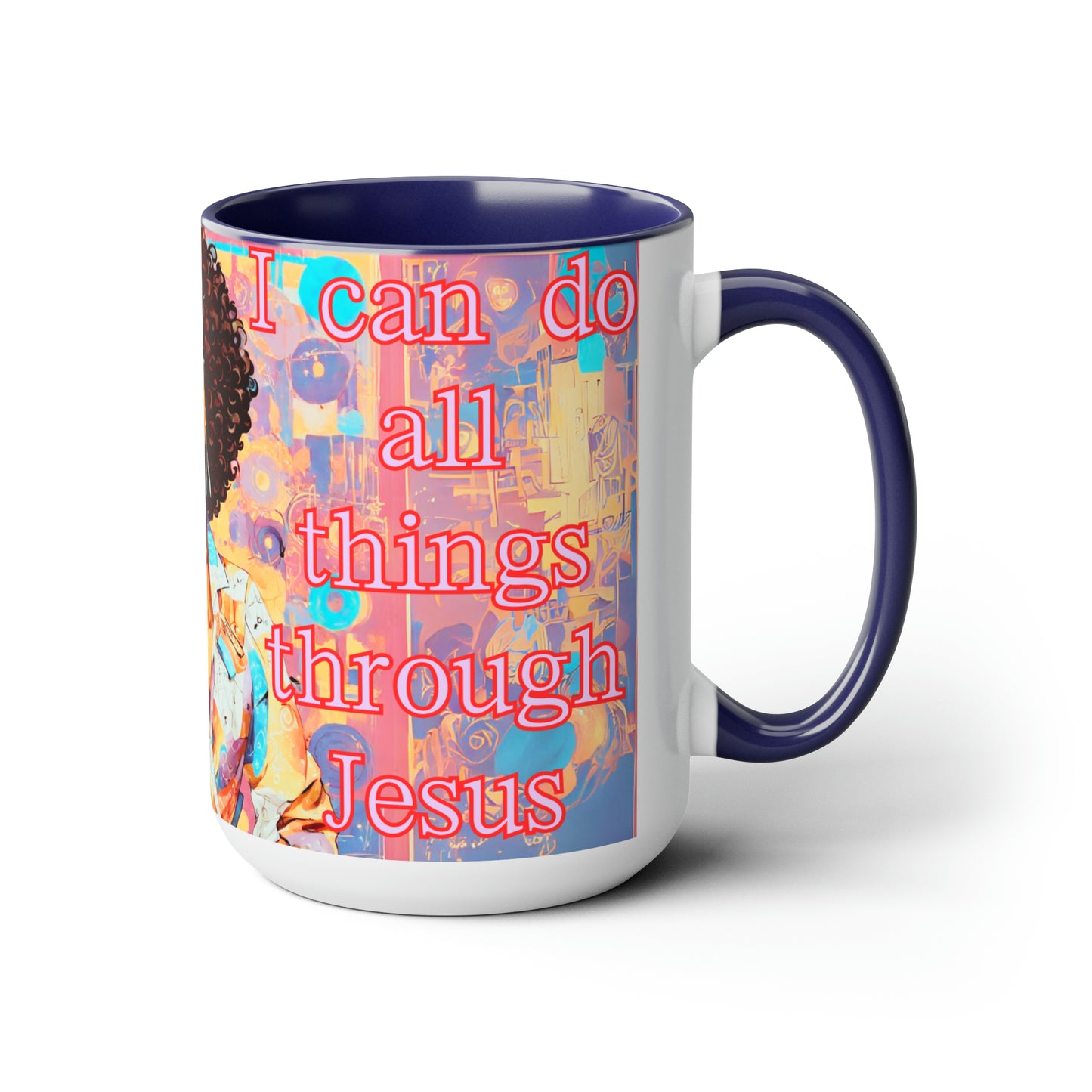 African-American women musical I can do all things15 oz ceramic mug