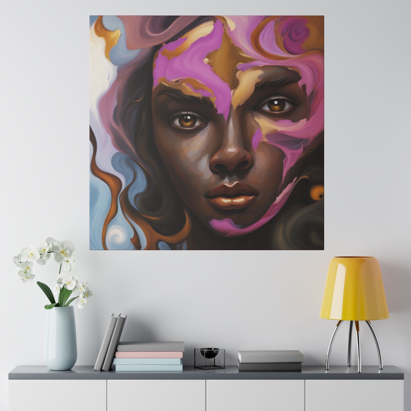 Copper wonders digital art Canvas, Stretched, 0.75"