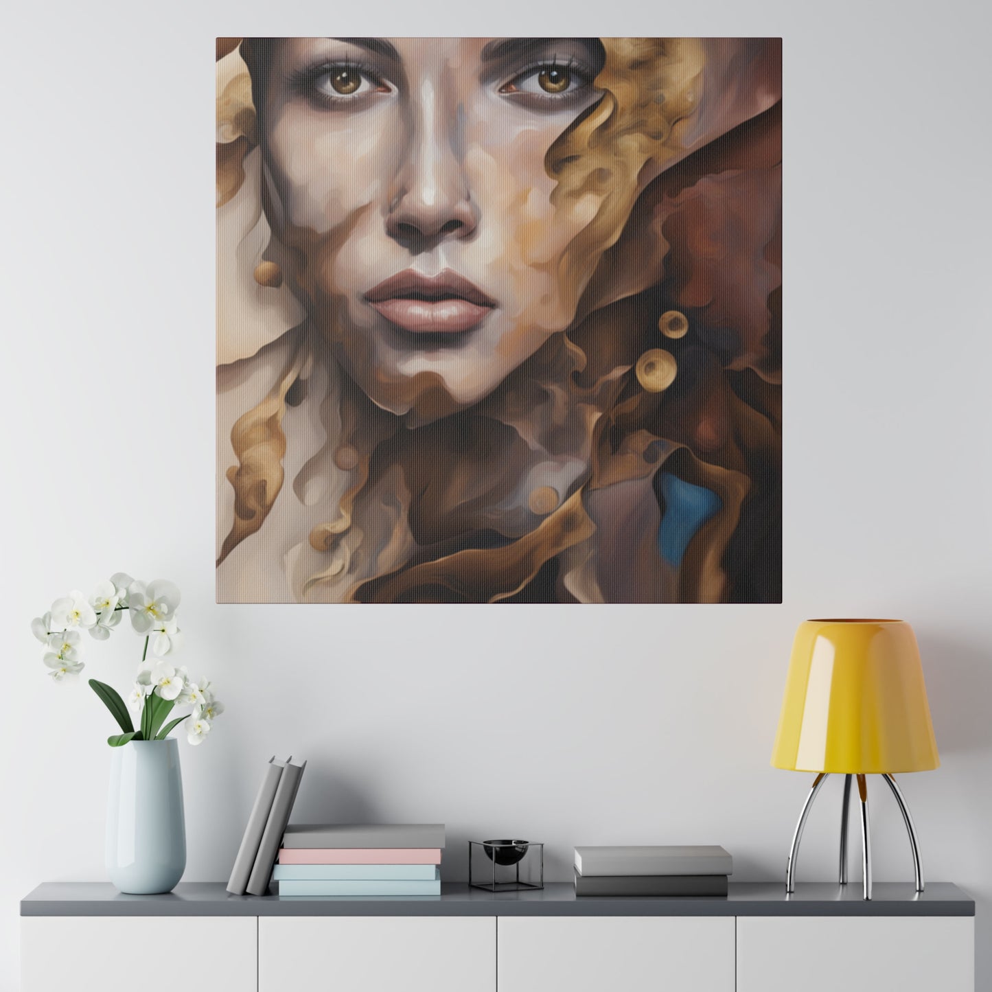 Mudfight whisper digital art Canvas, Stretched, 0.75