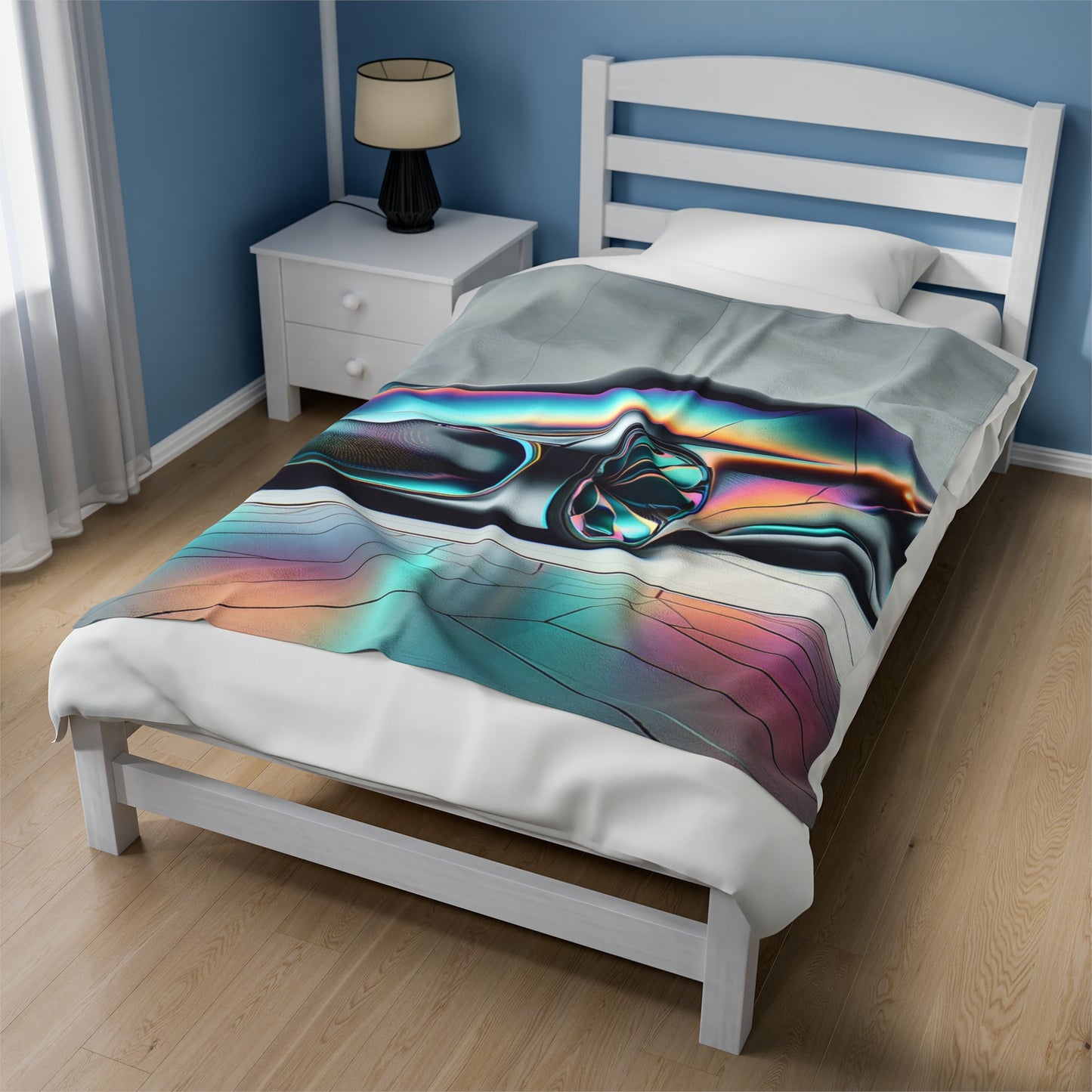 futuristic car Velveteen Plush Blanket