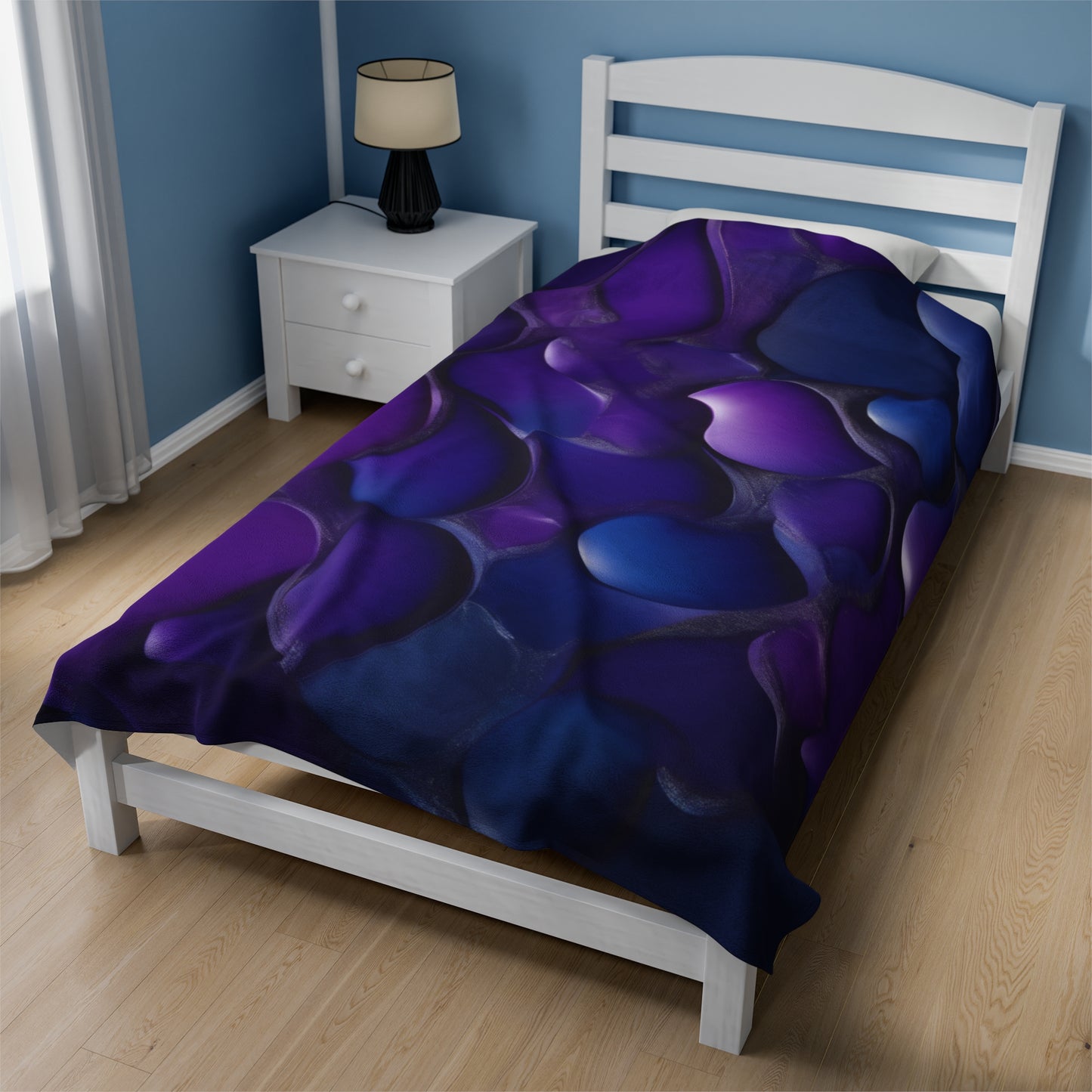 Abstract 3d Velveteen Plush Blanket