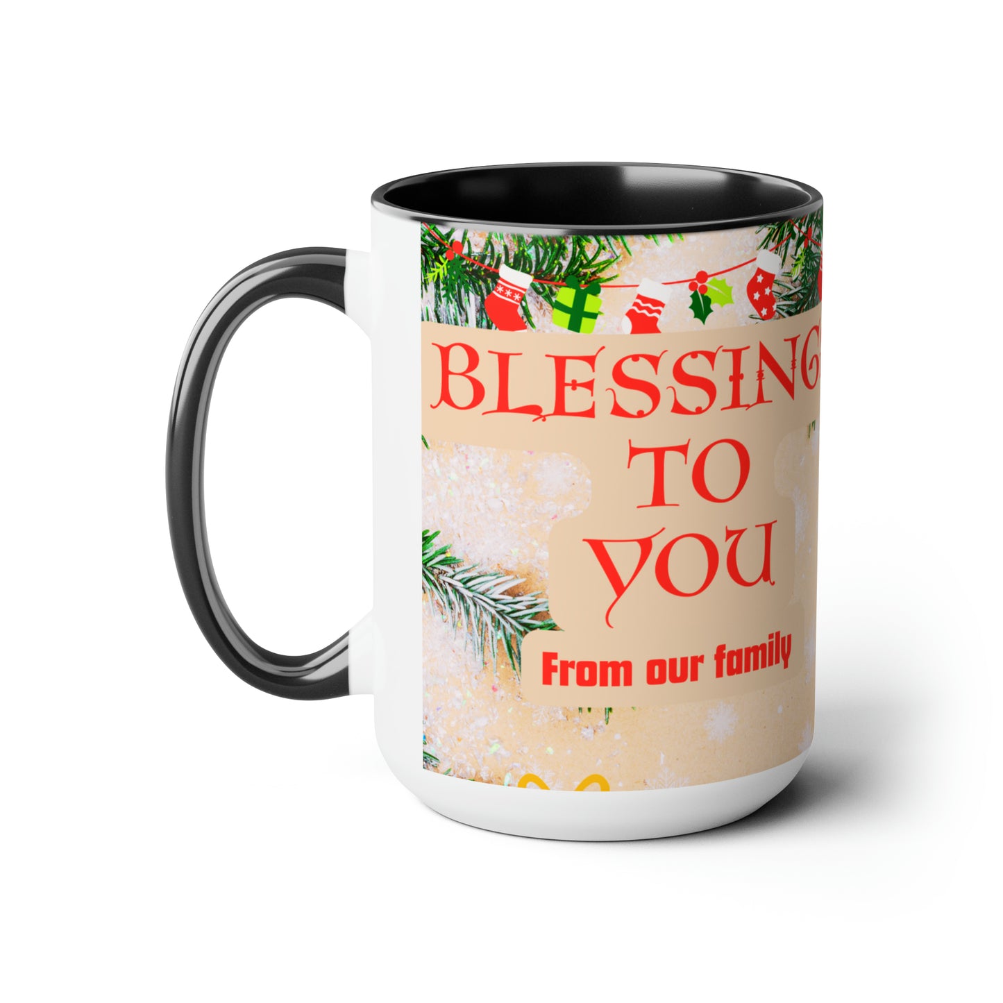 Blessings to you 15 oz ceramic mug family