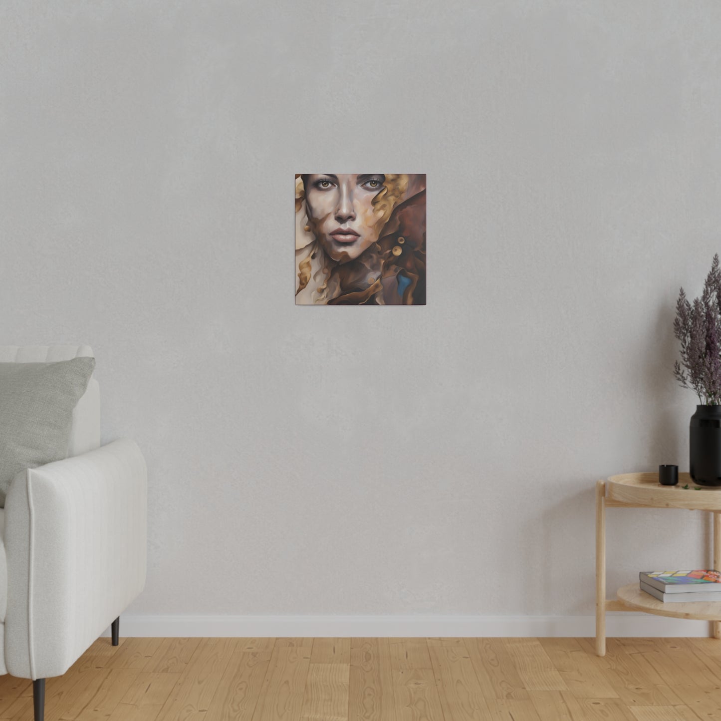 Mudfight whisper digital art Canvas, Stretched, 0.75