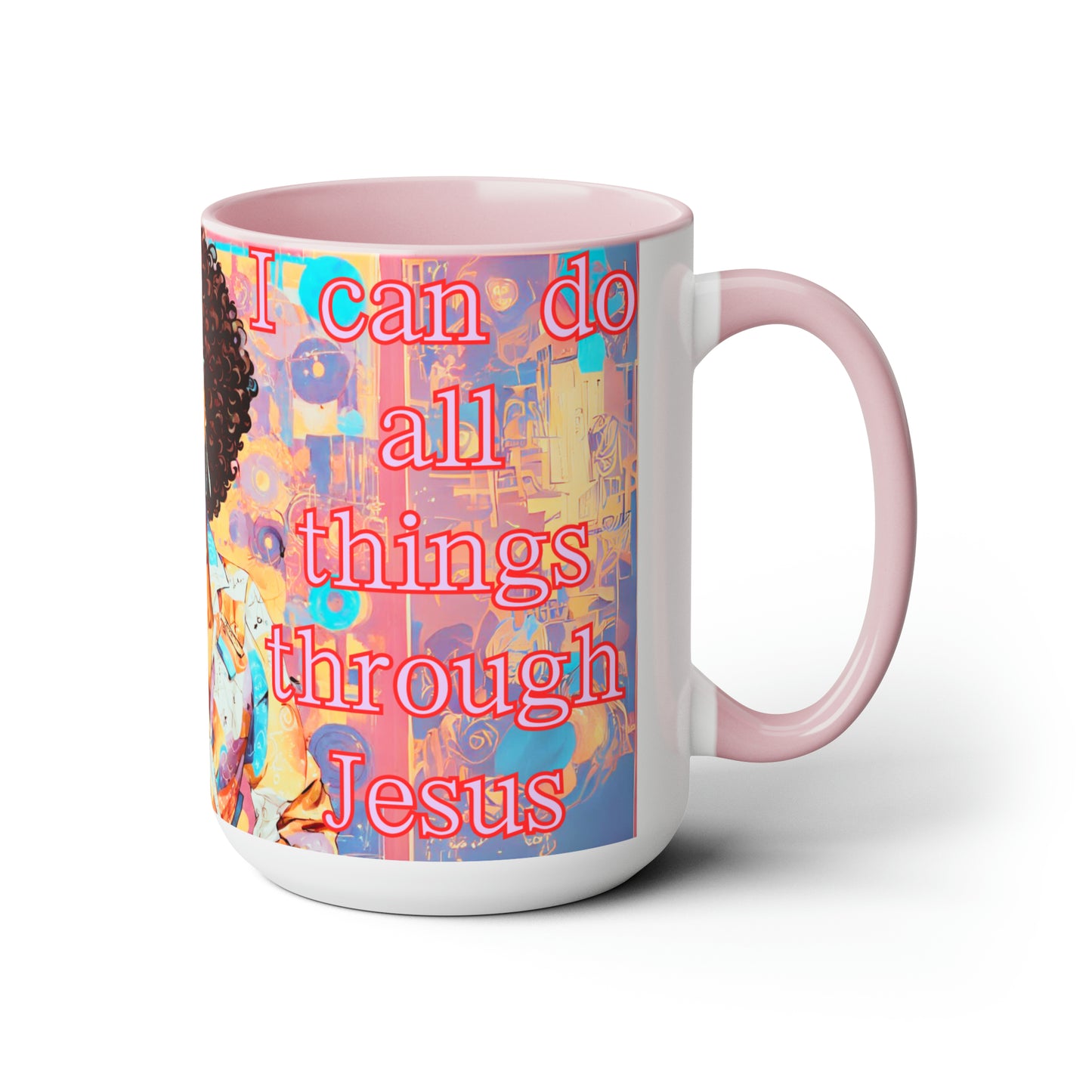 African-American women musical I can do all things15 oz ceramic mug