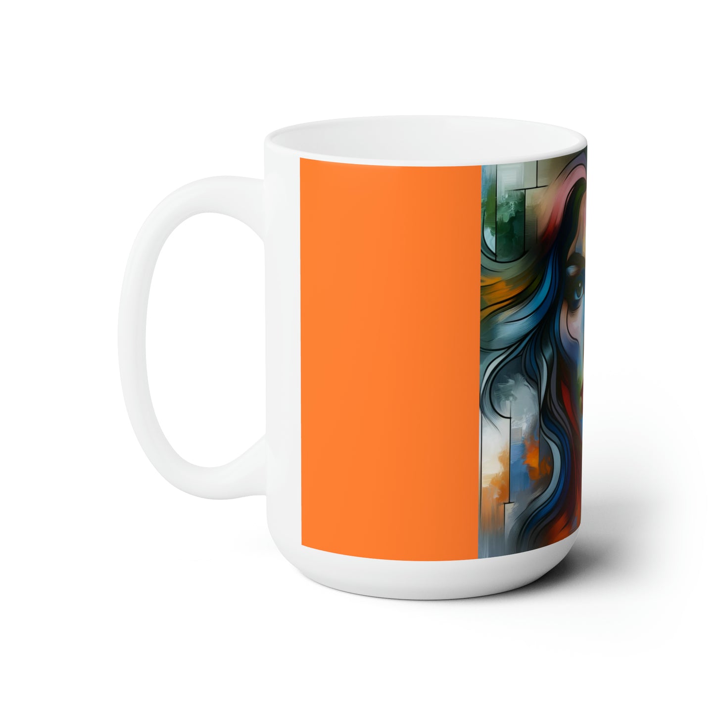 Abstract Art Woman Ceramic Mug 15 oz