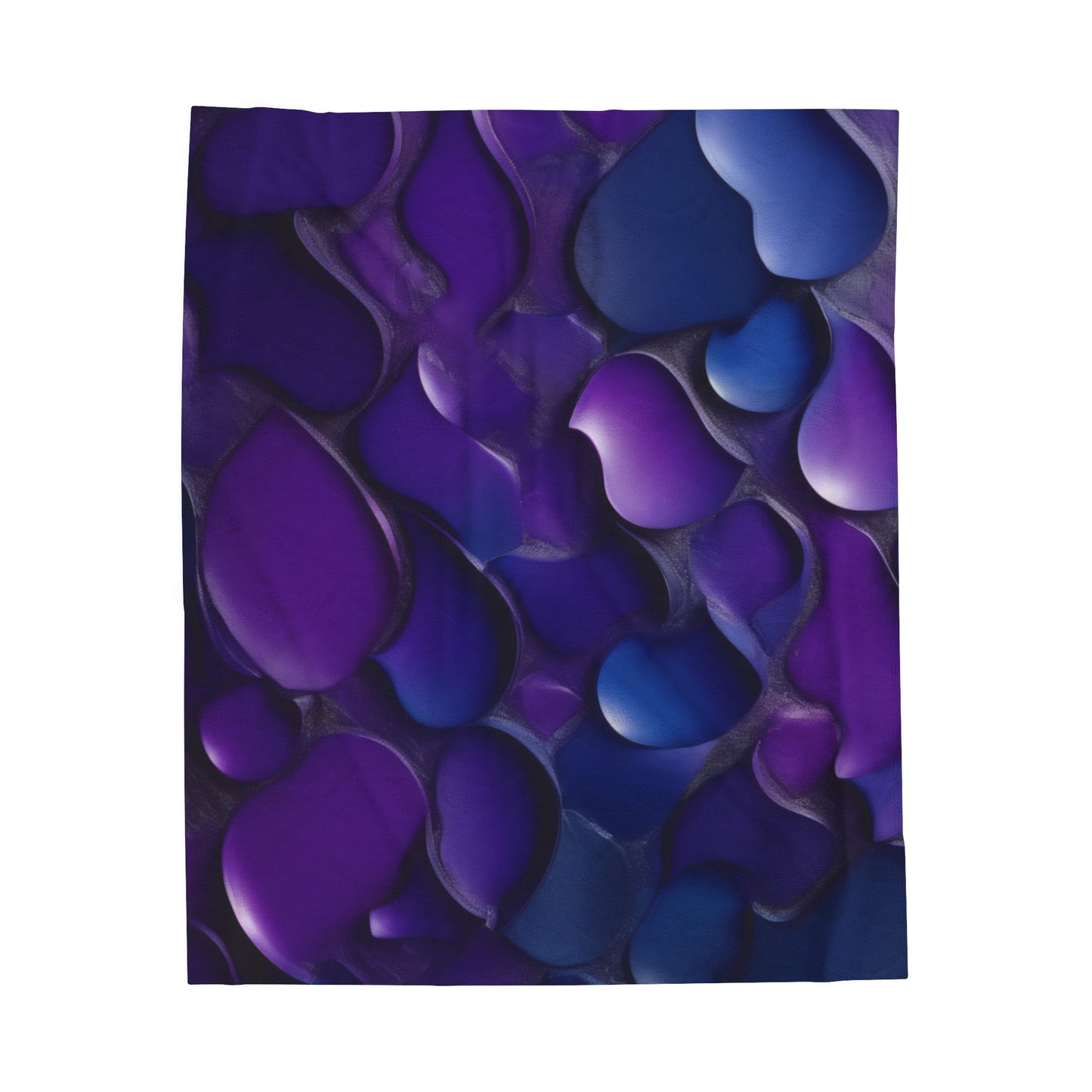 Abstract 3d Velveteen Plush Blanket