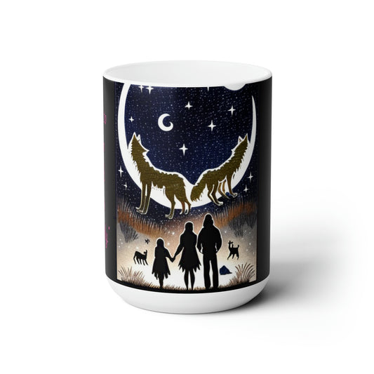 To the Moon Ceramic Mug 15oz