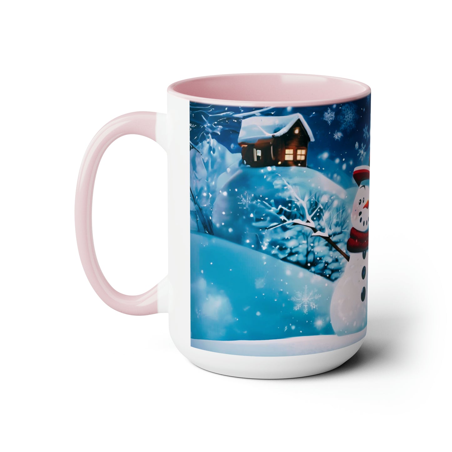 Warm wishes 15 oz Ceramic snow man mug