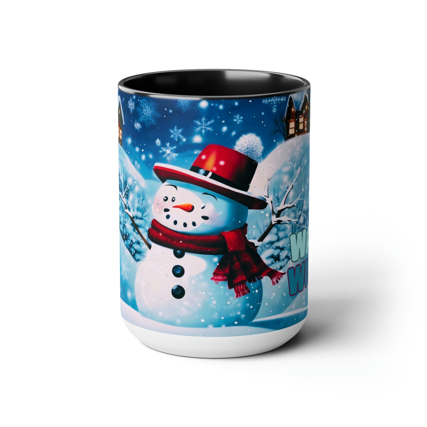 Warm wishes 15 oz Ceramic snow man mug