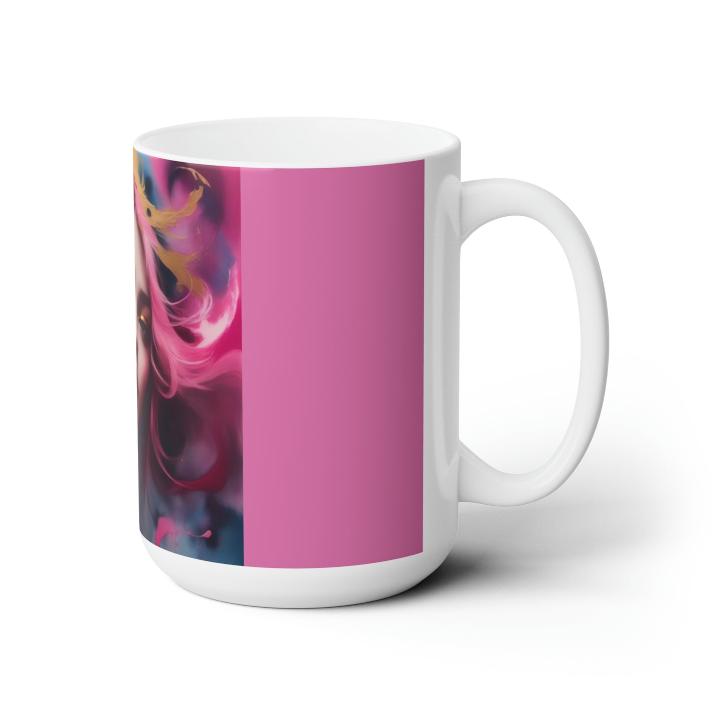 Abstract Art lavender Woman Ceramic Mug 15 oz