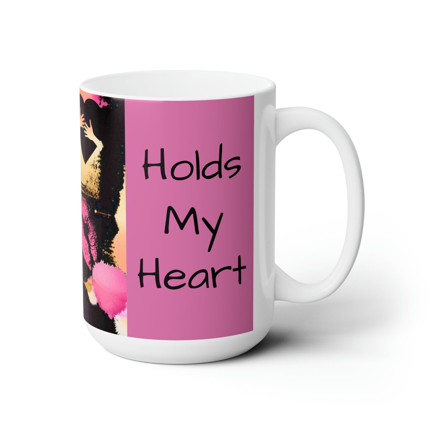 He Who holds the Key holds my heart Abstract Art Ceramic Mug 15 oz