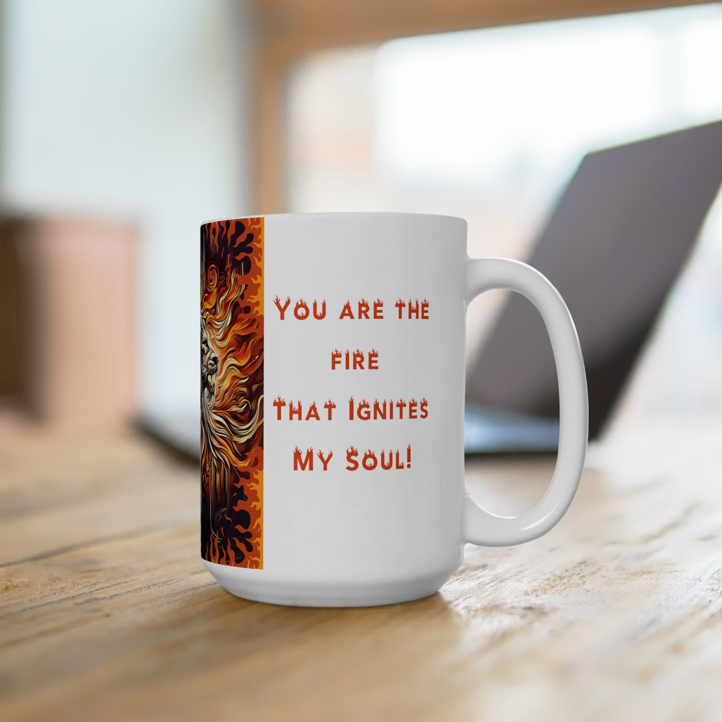 Your Flame My Chill Ceramic Mug 15oz