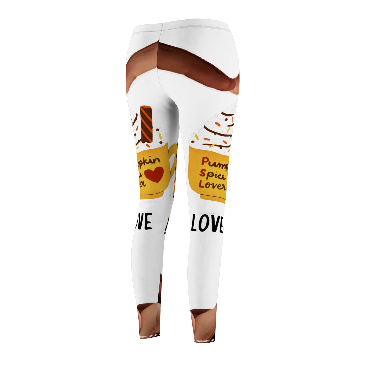 Cozy Fall Vibes Pumpkin Spice Lover Leggings with Love