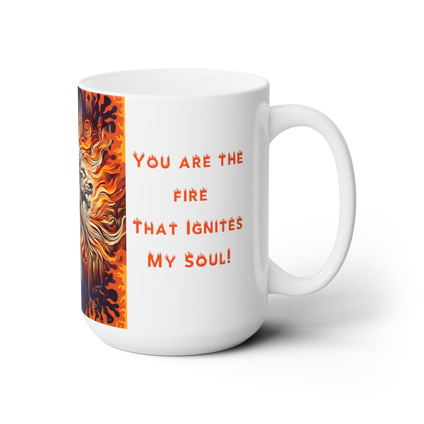 Your Flame My Chill Ceramic Mug 15oz