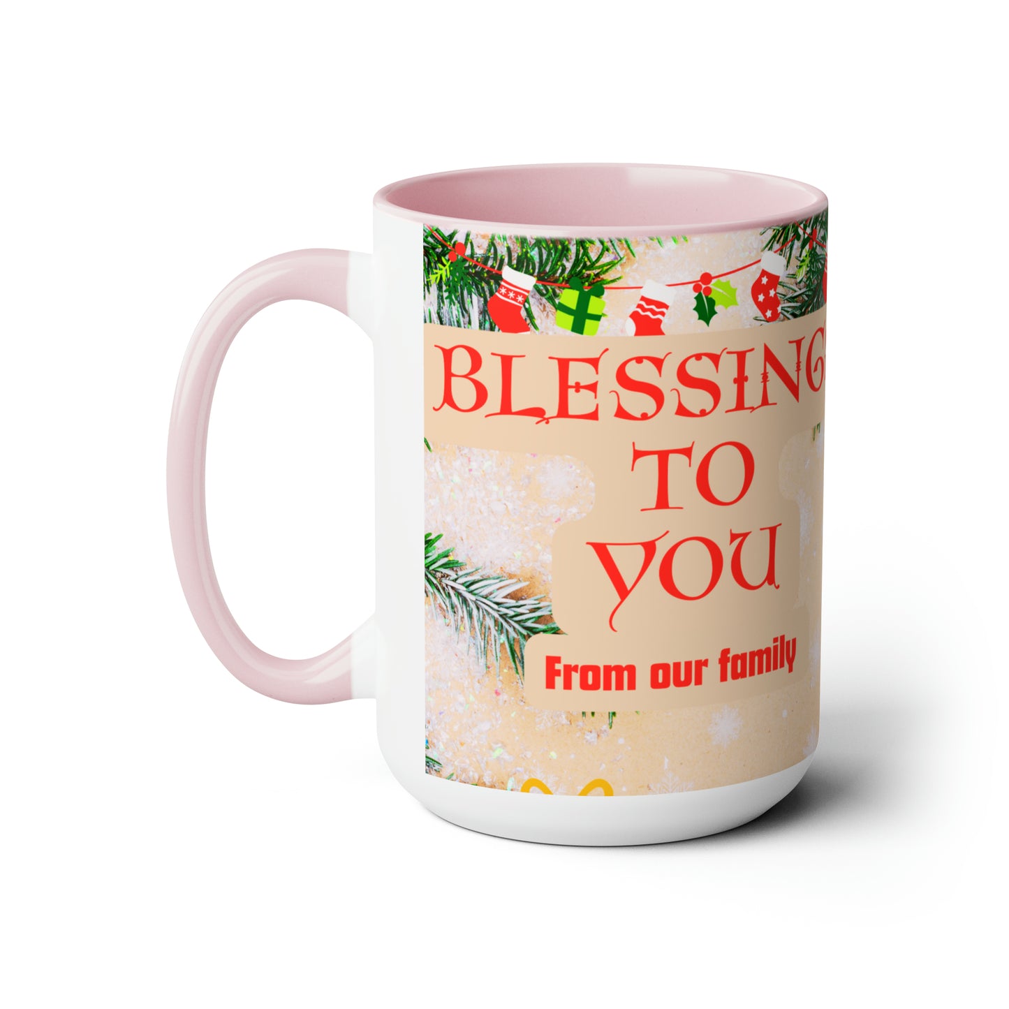 Blessings to you 15 oz ceramic mug family