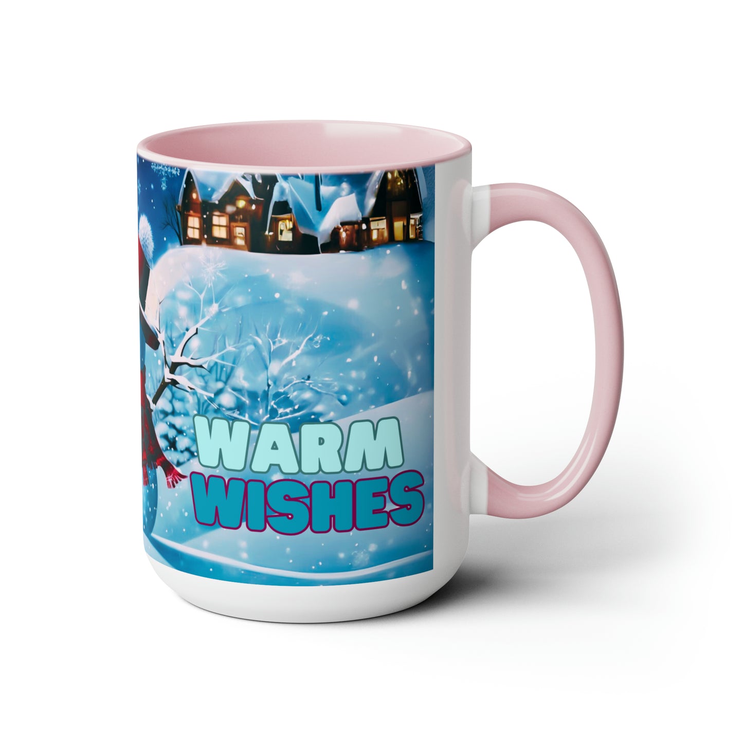 Warm wishes 15 oz Ceramic snow man mug