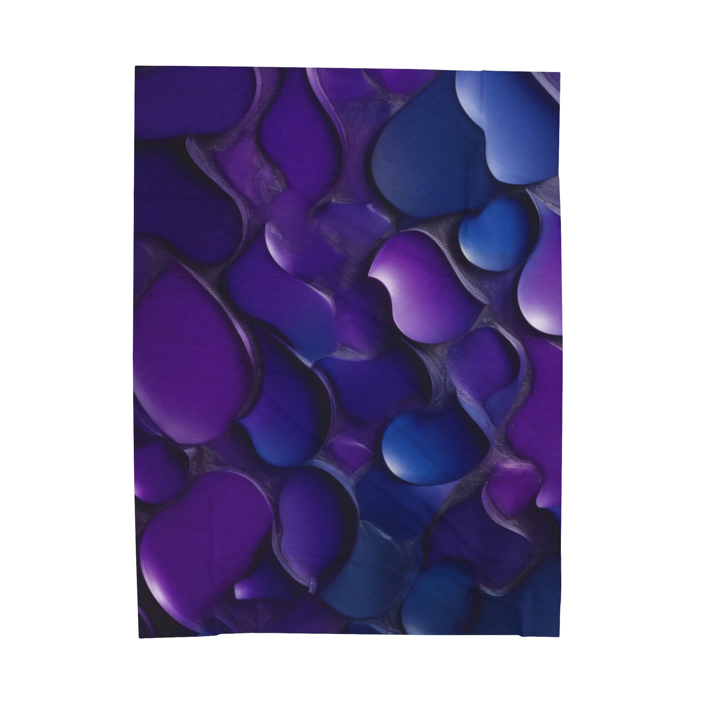 Abstract 3d Velveteen Plush Blanket