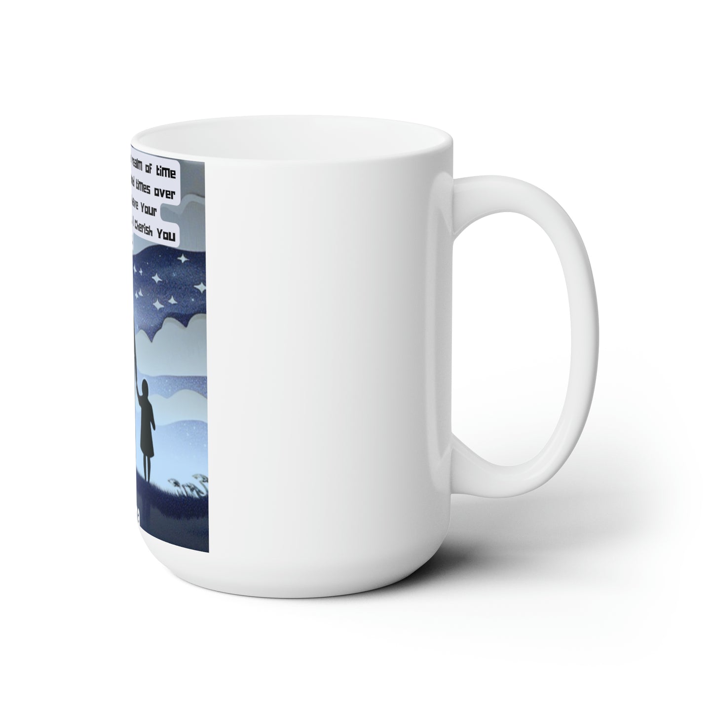 Personalize this mug Traverse the world Mug Ceramic Mug 15 oz