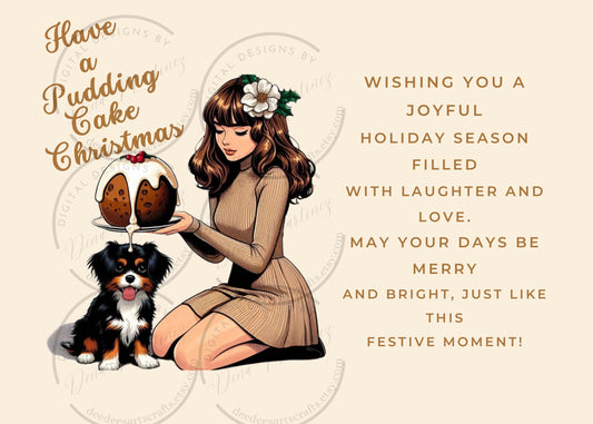 Bring holiday cheer with our charming Christmas Dog Digital Card Collection!