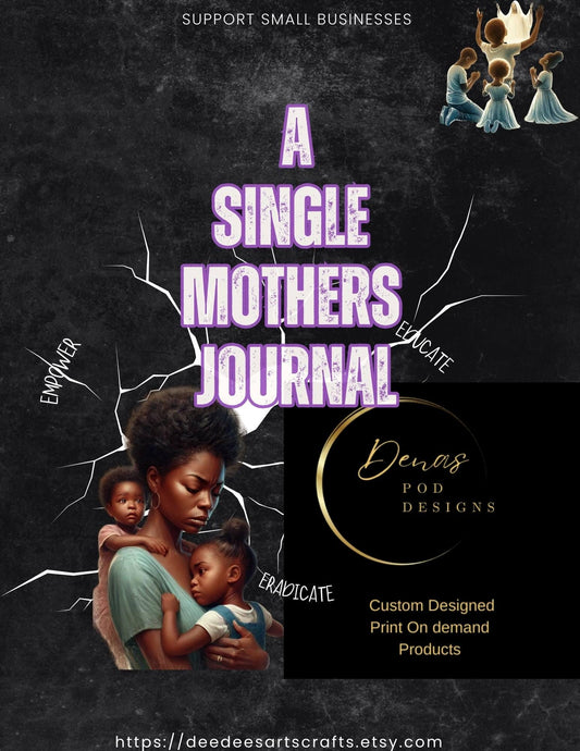 Empowering Single Moms Journal 2025 | Daily Planner for Strength & Organization | Self-Care Productivity